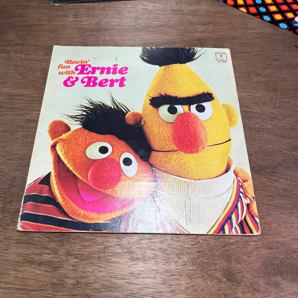 Sesame Street Vinyl Record Lot 3 LP Ernie & Bert Fever Original Cast Kidcore - Picture 3 of 16
